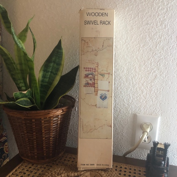 Unique Vintage Wooden Swivel Rack - Picture 6 of 13